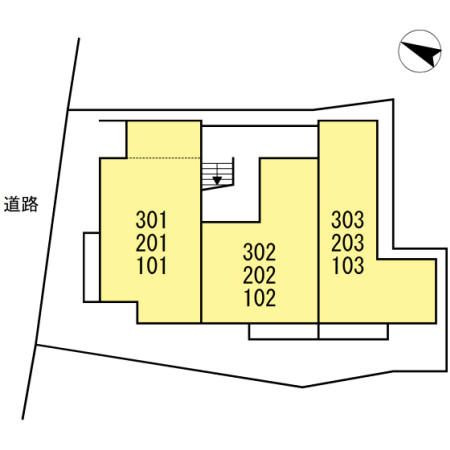 Maison　de　Vegaの区画図