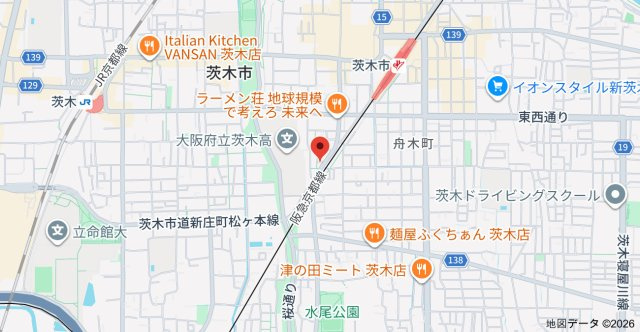 Storia茨木新庄の地図