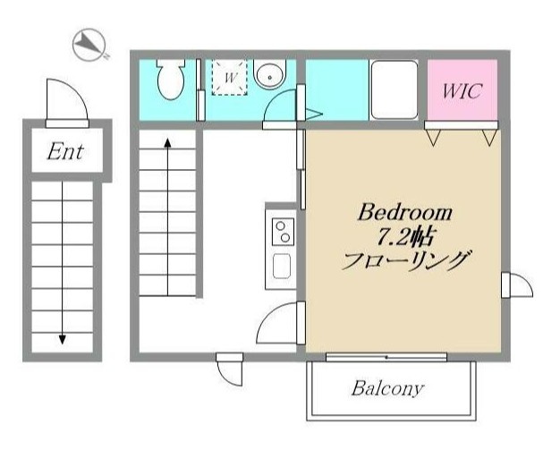 和光市本町のアパートの間取り