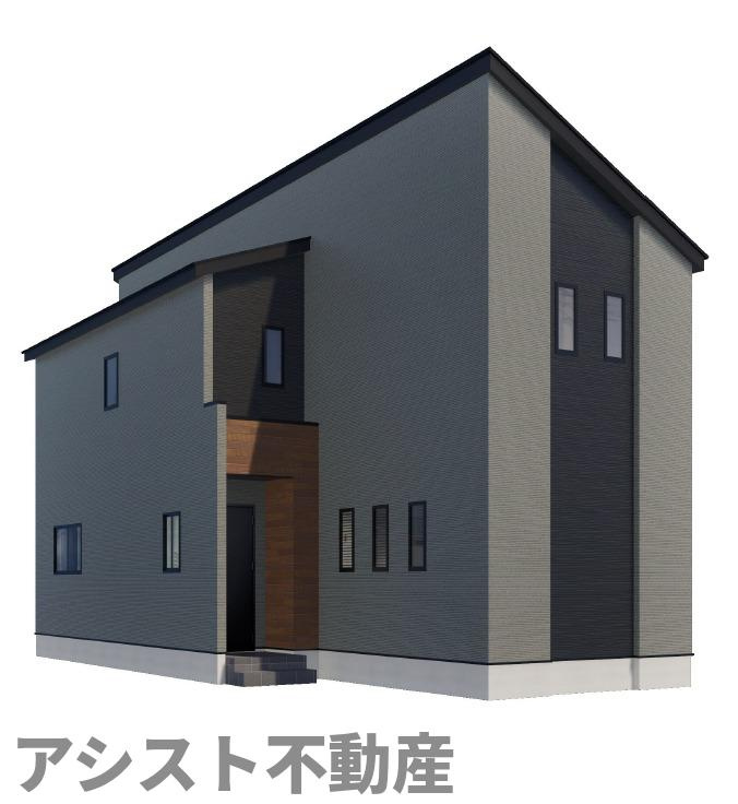 飯塚市西町3期の外観パース|外観パースです