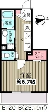 オデッサ浦安の間取り
