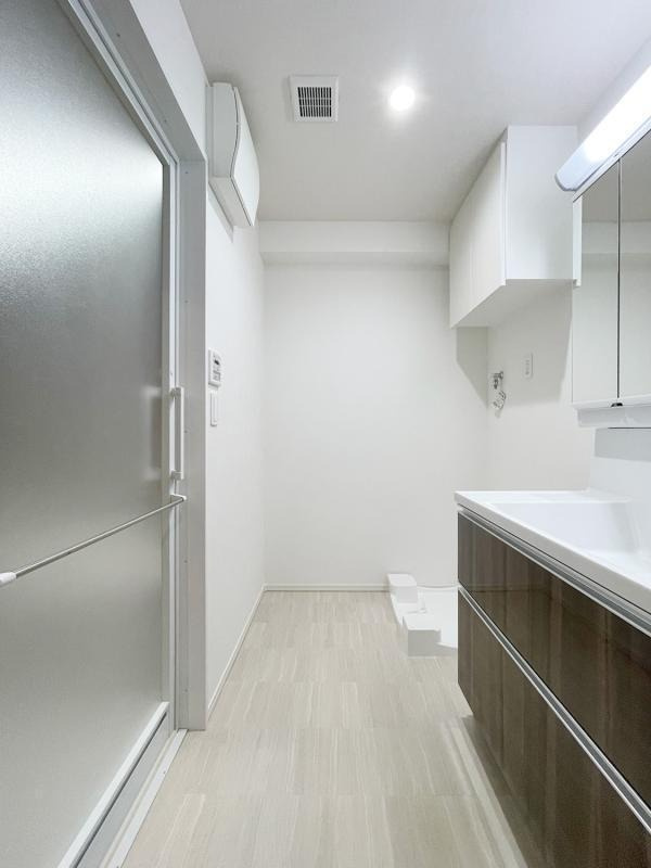 福岡市中央区鳥飼３丁目の賃貸マンションの独立洗面台|物件の画像12