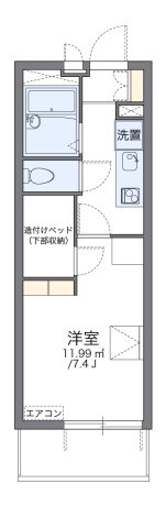 レオパレスキルシェンⅡの間取り|代表的な間取のため実際の間取とは異なる場合があります