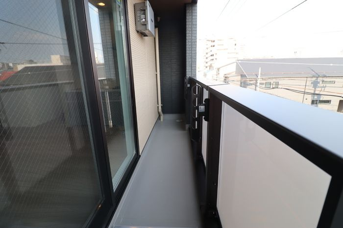 セレスティア藤江町のバルコニー