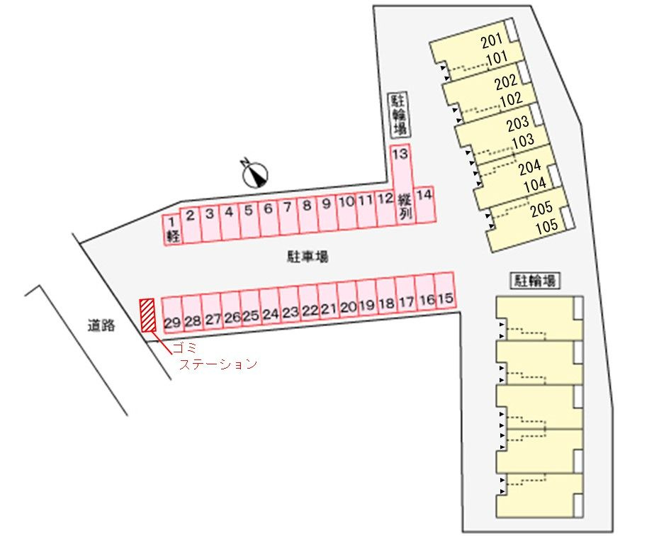 ゴーシュの駐車場
