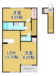 D1の間取り