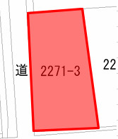 太田市大原町土地の土地図