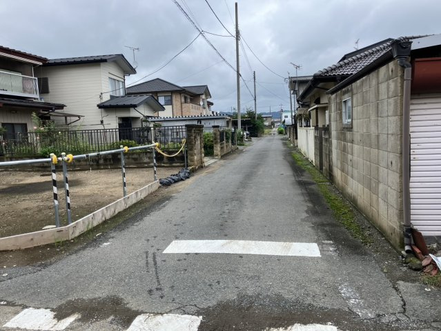 太田市大原町土地の前面道路含む現地写真
