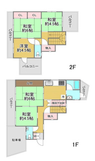 【間取り】 | 西宮市段上町　中古戸建