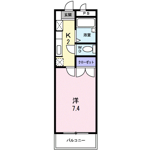 ペルレパークＢの間取り