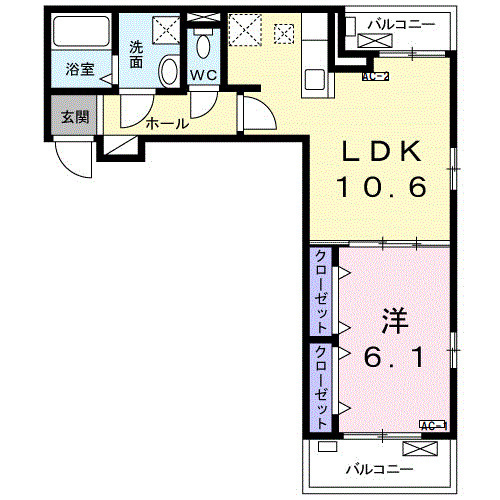 ソレアード西尾久の間取り