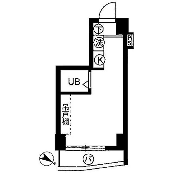 【間取り】 | スカイコート品川６