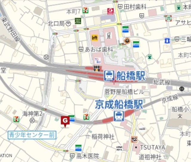 船橋フェニックスロフトハウスの地図|★案内図★