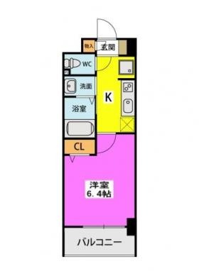 福岡市西区北原１丁目の賃貸マンションの間取り|間取り図