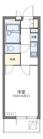 レオパレスブオーノの間取り