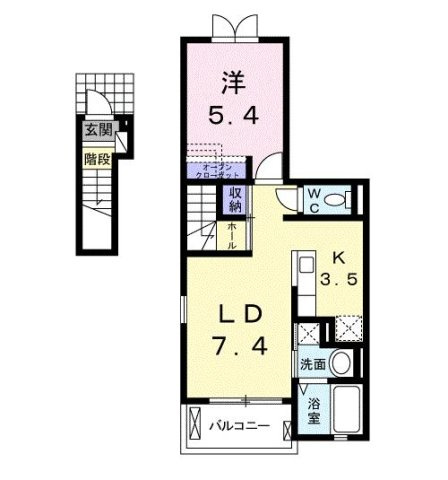 サンライズ八筋の間取り