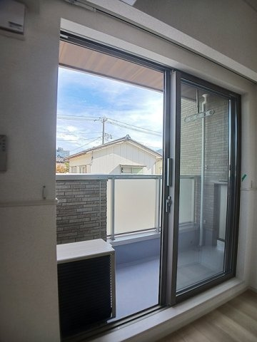 ヒカルサ新潟関屋のバルコニー