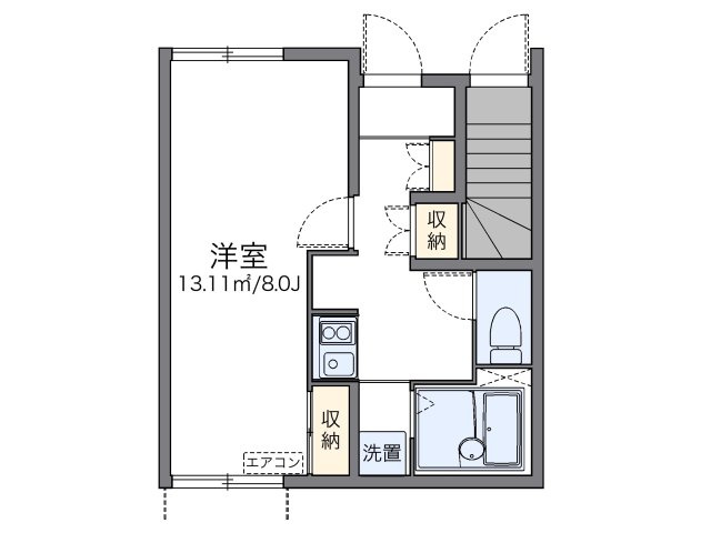 レオネクストあけぼのの間取り