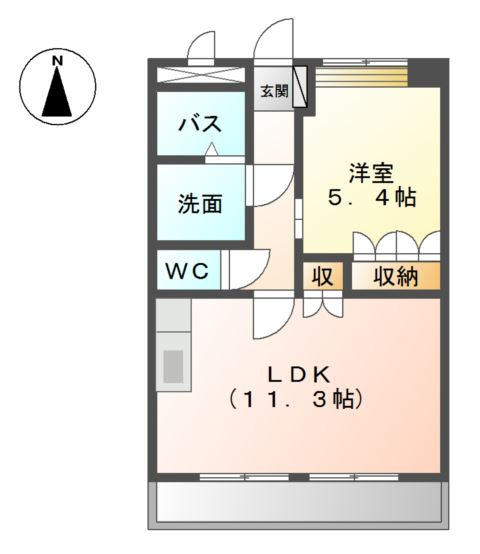 パシフィック　フィールドの間取り