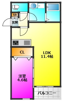 MUGINO BASEの間取り