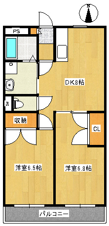 フォレストヒルⅢの間取り