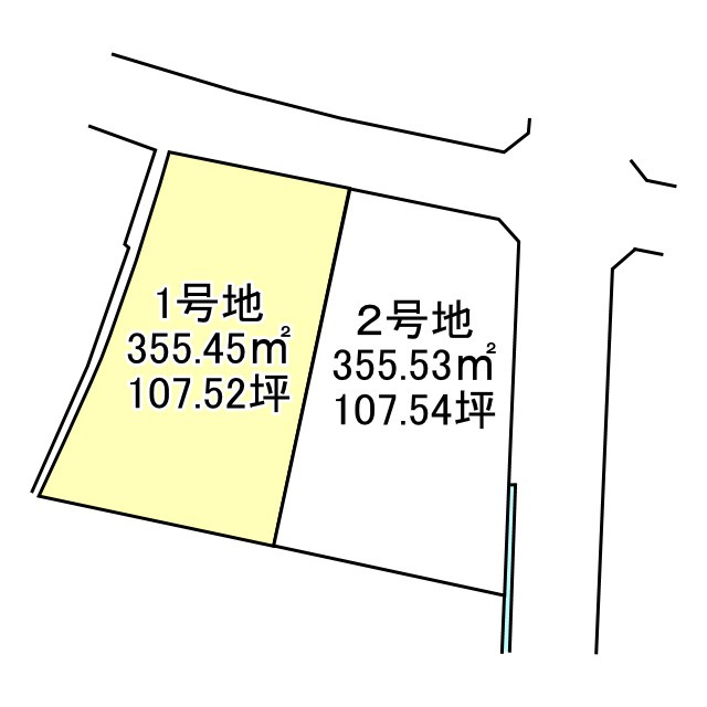 福武甲２区画分譲地の土地図