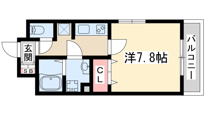 【間取り】 | ファインビラレーブ江坂