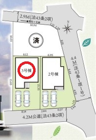 【区画図】 | グラファーレ柏原市田辺３期 | 区画図