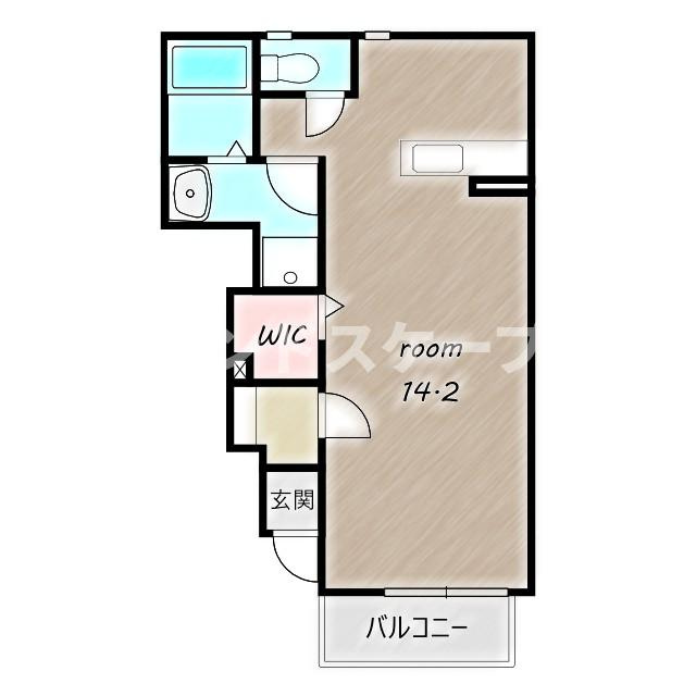 メゾン　アムールの間取り|高崎、前橋のお部屋探しはエンドスケープまで！お客様の理想お聞かせ下さい♪