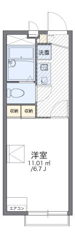 レオパレスレジデンスの間取り