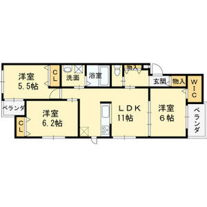 LIVE SQUARE関目の間取り|LIVE SQUARE関目（ライブスクエア関目）　間取り