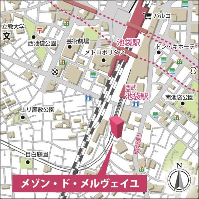 メゾン・ド・メルヴェイユの地図