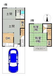 【間取り】 | 大宮開町貸家