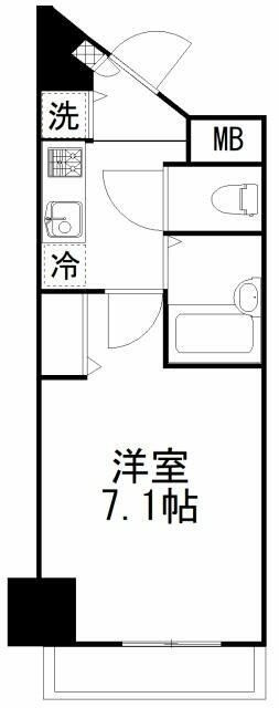 ガラ・ステージ神田の間取り|間取りです。