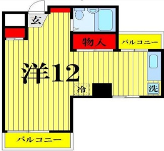 【間取り】 | パインセンターハイツ向島 | 間取りです。