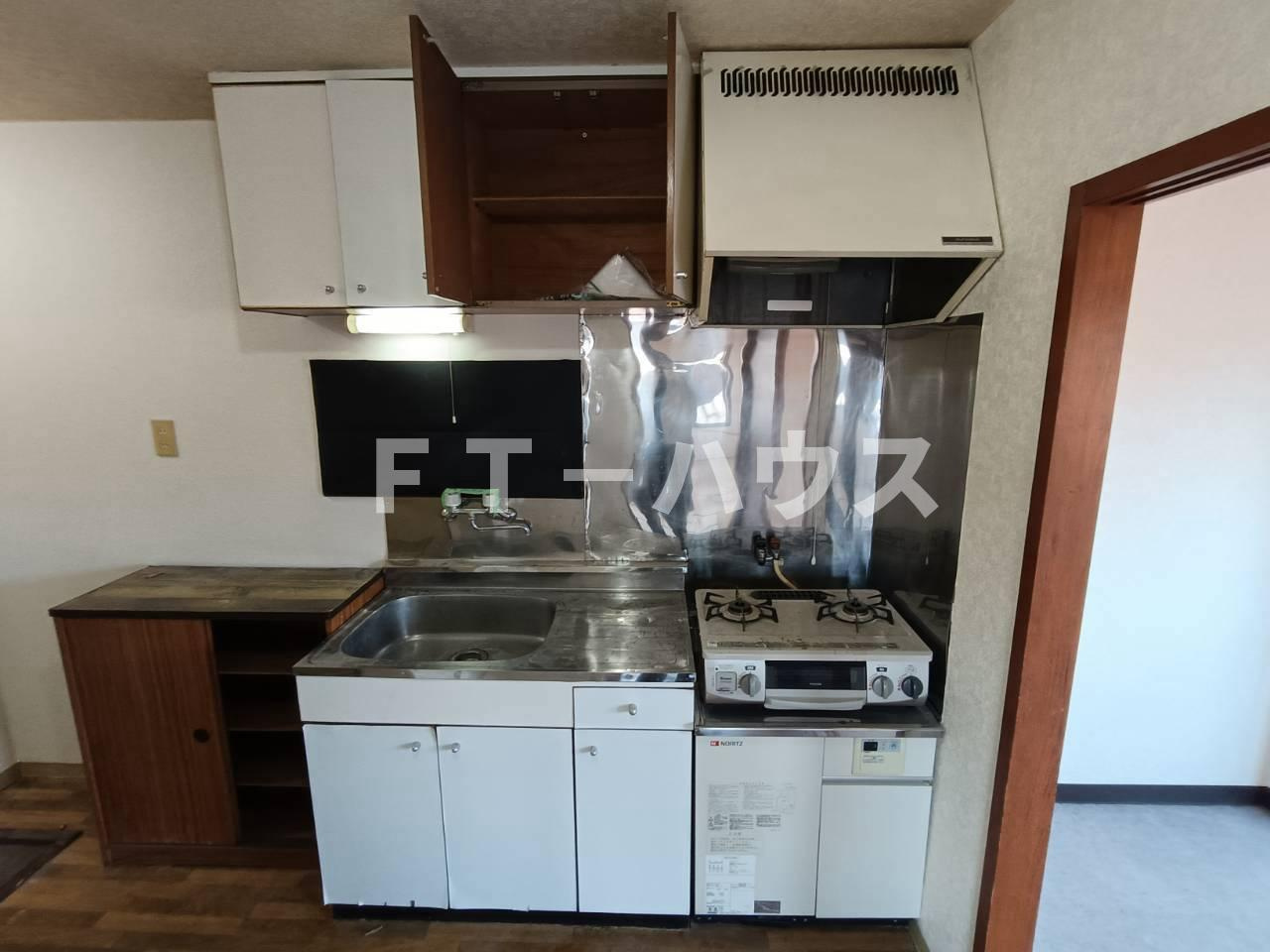 船橋市東中山１丁目のアパートのキッチン