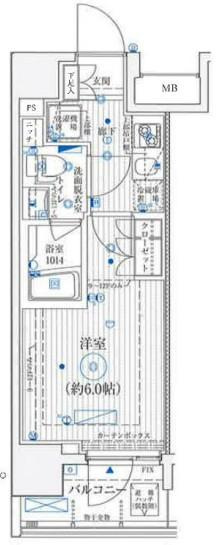 アーリアシティ川崎の間取り|間取りです。