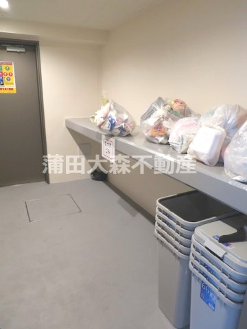 ブライズ蒲田SOUTHのその他共用部分|曜日時間関係なくゴミ捨て可能な敷地内ゴミ捨て場