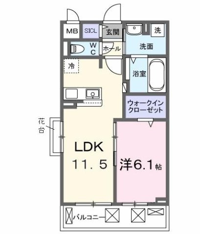 ベル　ブライトの間取り