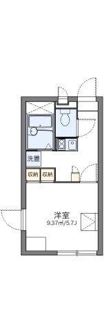 レオパレスＡＳＨＢＥＲＲＹの間取り