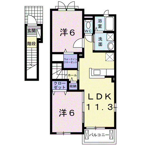 ヴァンヴェール深大寺　Ⅰの間取り