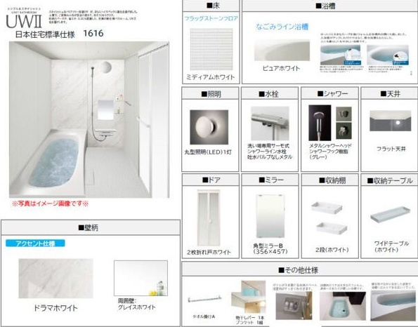 エパヌウィール　Bの浴室