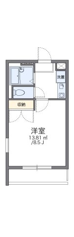 レオパレスリブェールの間取り