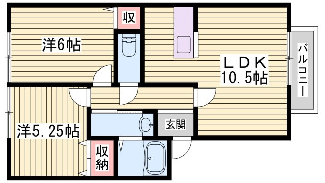 サンセットUⅡの間取り