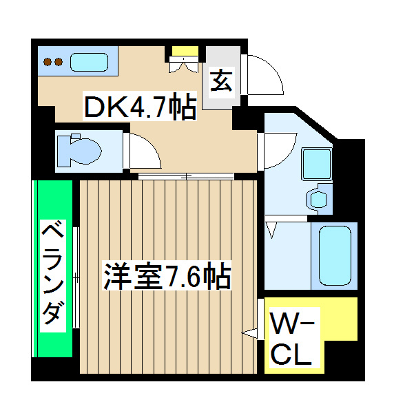 舞ハイツの間取り| 舞ハイツ　間取り