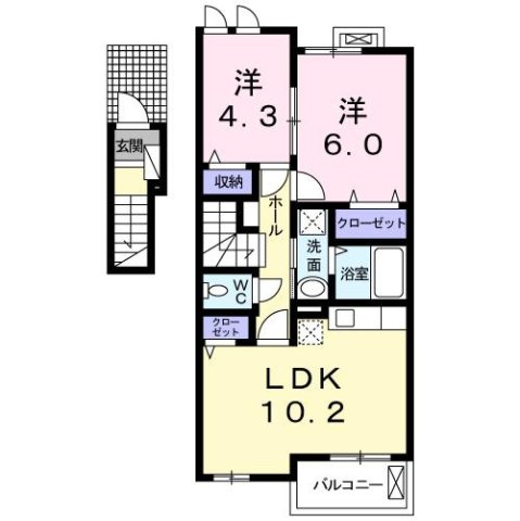 アリアの間取り
