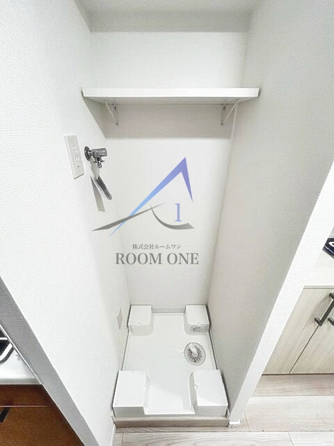 ライオンズマンション大山金井町の設備|洗濯機置き場です。