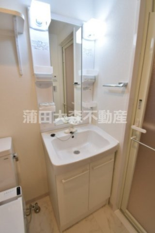 スパシエ蒲田グランドタワーの洗面所|独立洗面台　