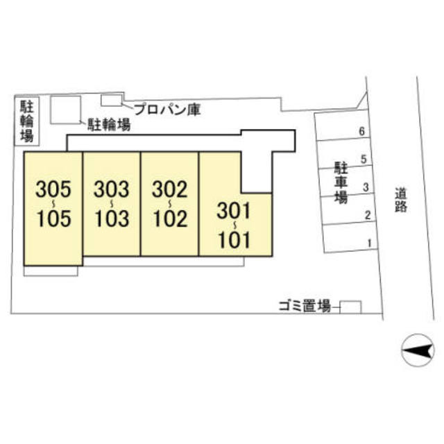クレセントのその他|配置図です。