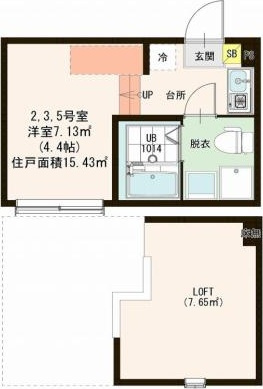 ハーモニーテラス西高島平の間取り